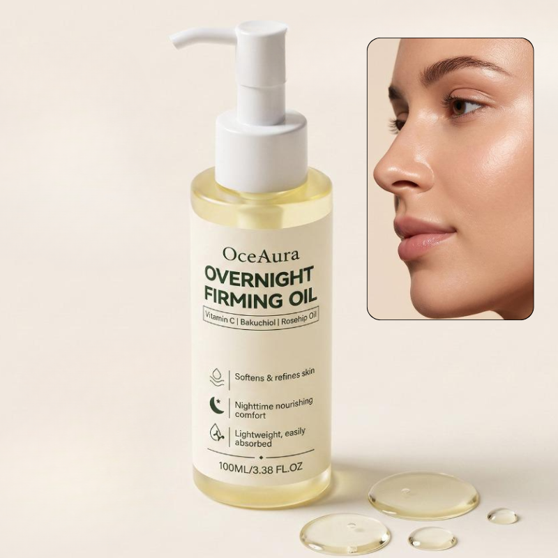 Face Oil Rosehip - 100ml オーバーナイト ファーミング フェイシャルオイル 軽量で吸収しやすいナイトナリッシング フェイシャルエッセンス