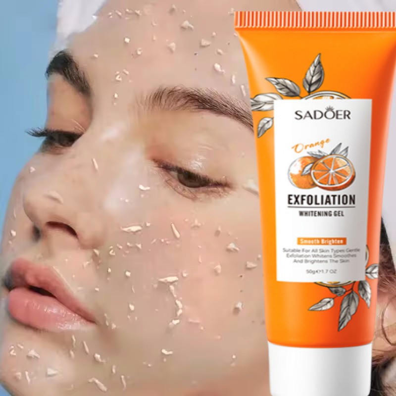Ceramide Moisturizer - オレンジ角質除去ピーリングジェルフェイシャルスクラブ保湿栄養修復スクラブにきび除去フェイスクレンザー韓国化粧品