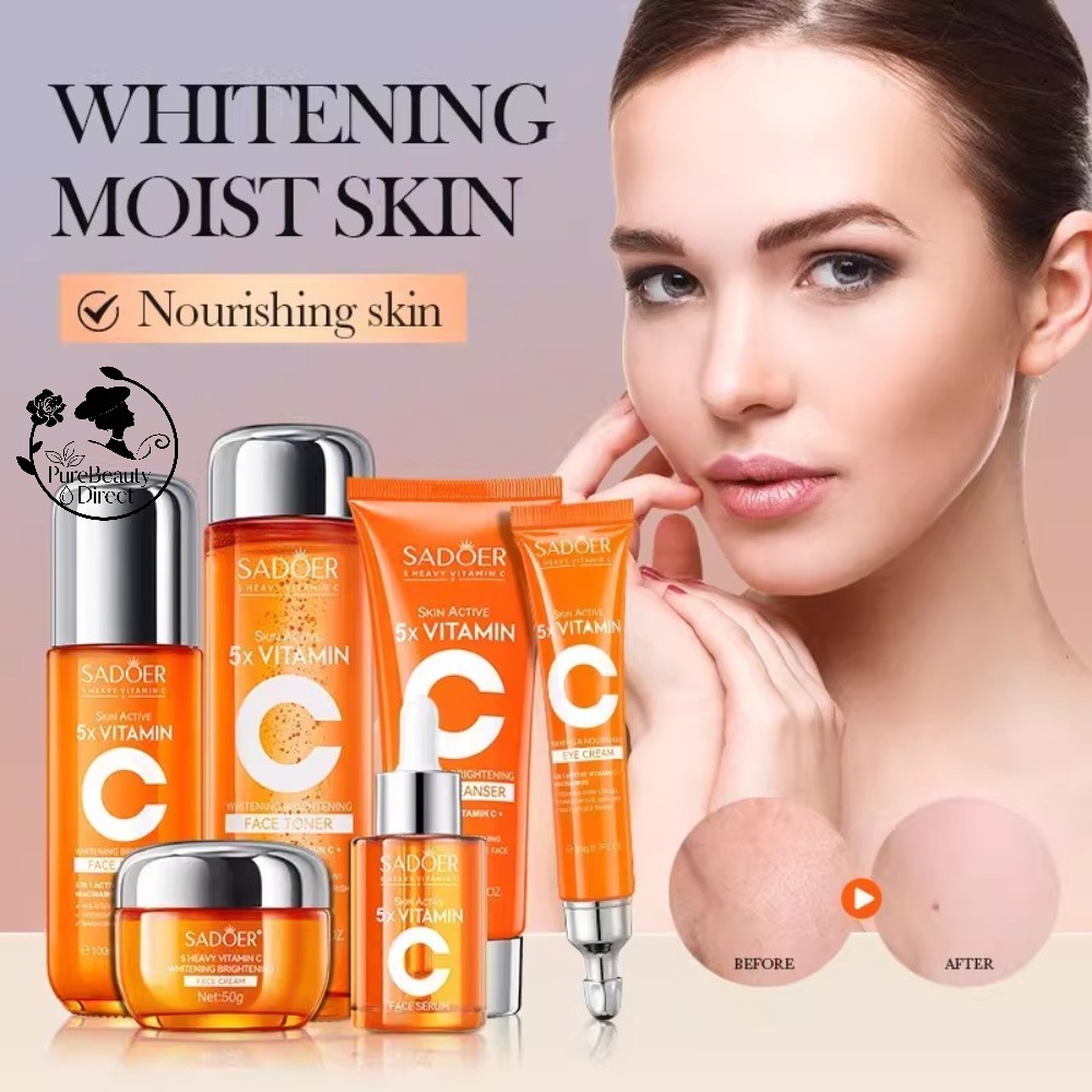 Skincare Glad2Glow - SADOER ビタミンC ブライトニング エッセンスクリーム シミを薄くする 毛穴を引き締める