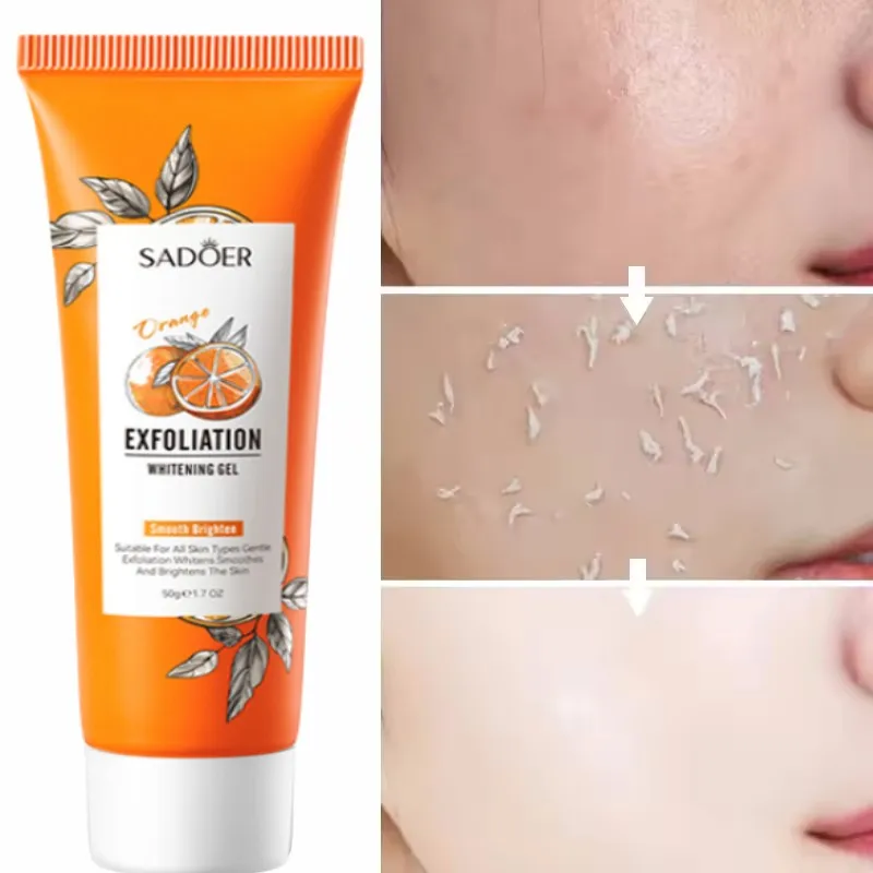 Ceramide Moisturizer - オレンジ角質除去ピーリングジェルフェイシャルスクラブ保湿栄養修復スクラブ黒ずみ除去フェイスクレンザー韓国化粧品