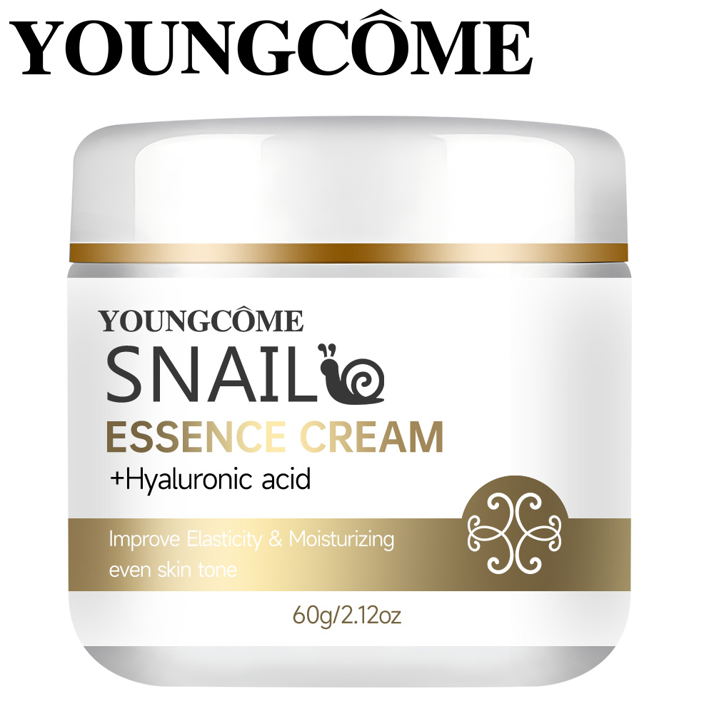 Skincare Glad2Glow - YOUNGCOME カタツムリ エッセンス クリーム ヒアルロン酸、レチノール配合 保湿美白修復スムーススキンケア美白クリーム
