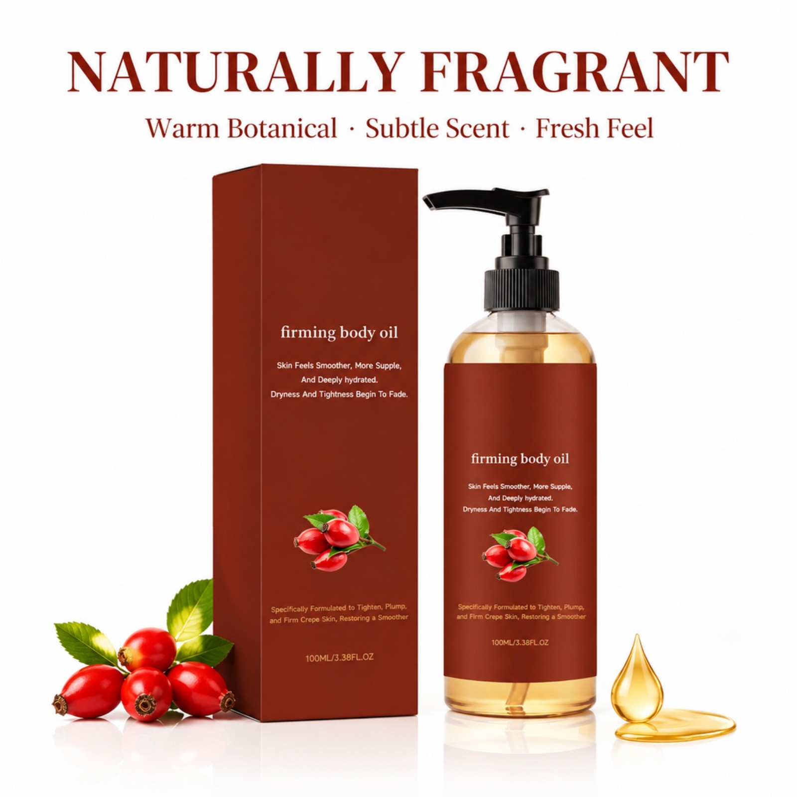 引き締めボディオイル ローズヒップ たるみを引き締め、小じわ - Face Oil Rosehip のレビューと価格