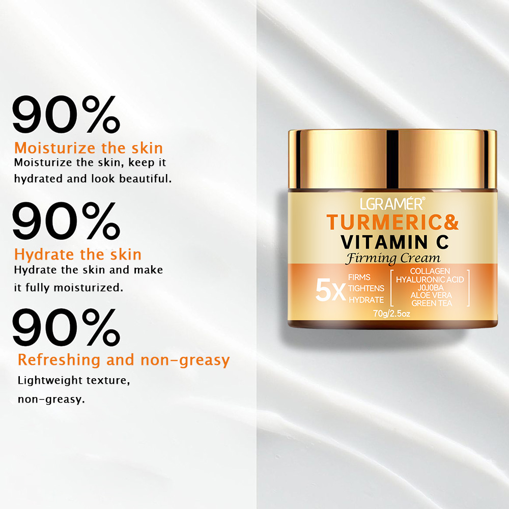 ビタミンCフェイシャルクリーム,美白,保湿,引き締め,コラー - Skincare Glad2Glow のレビューと価格