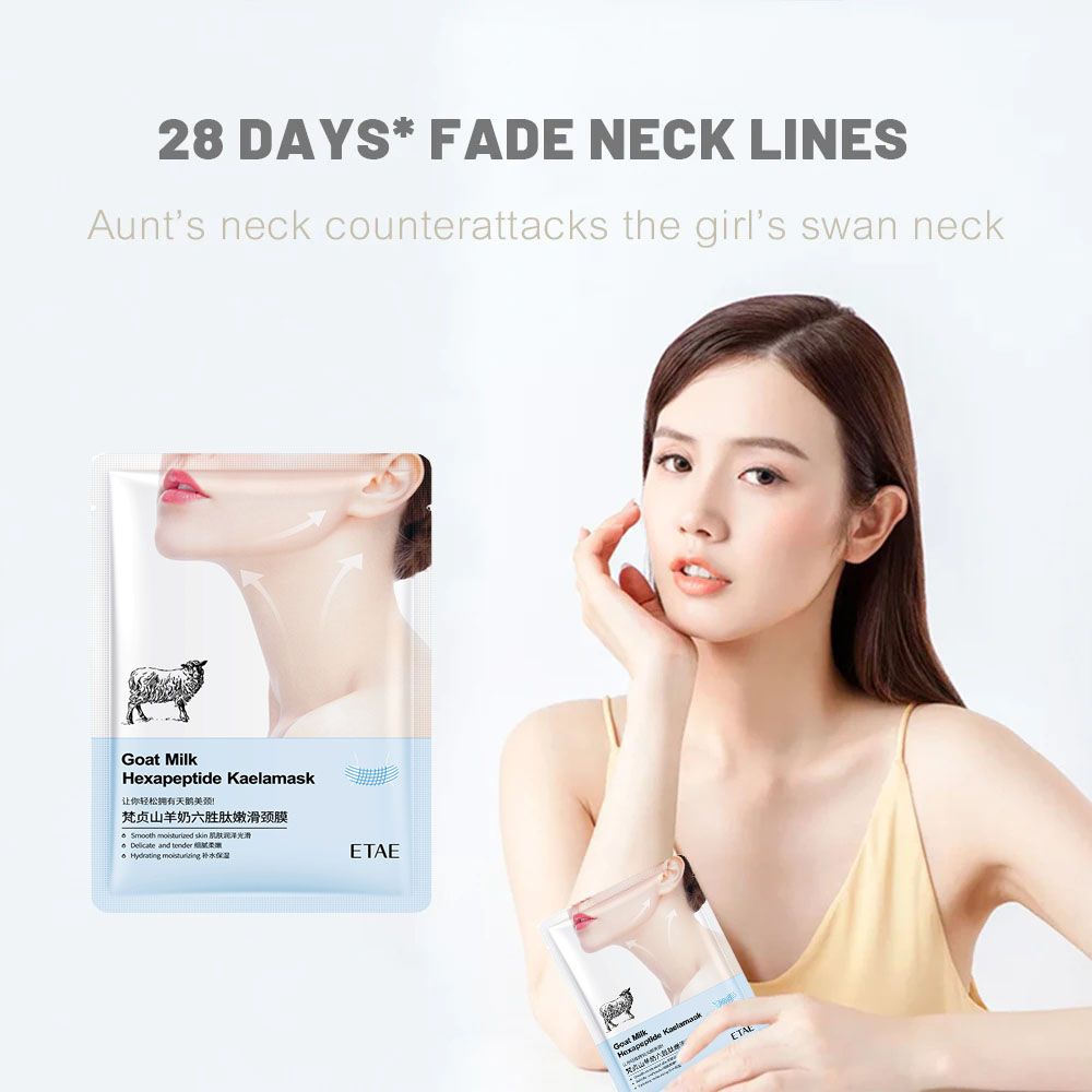 ヤギミルク 6 ペプチドネックマスクコラーゲン引き締め首スキ - Skincare X Beauty のレビューと価格