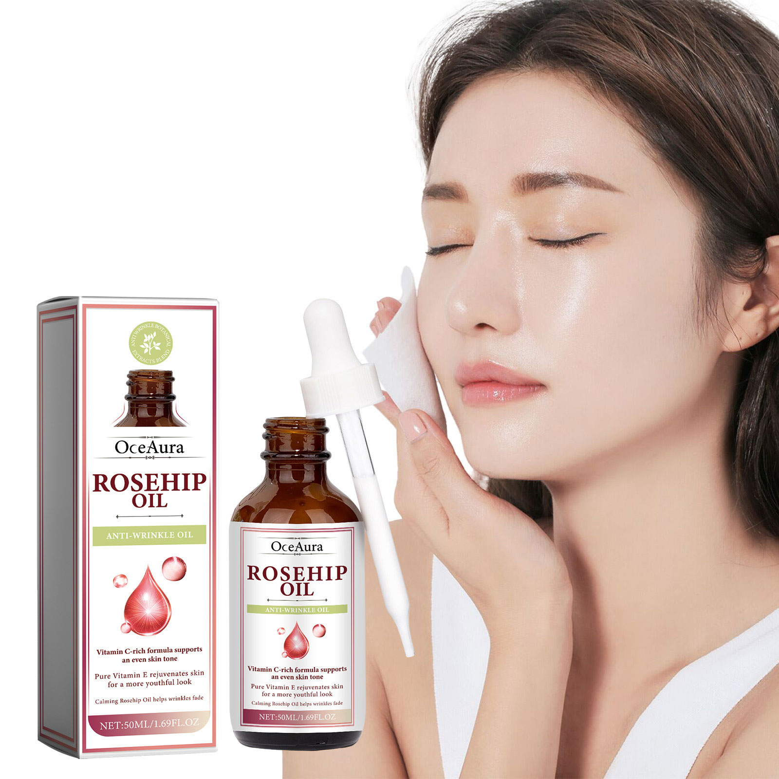 ローズヒップ オイル フェイス エッセンス セラム 小じわを - Face Oil Rosehip のレビューと価格