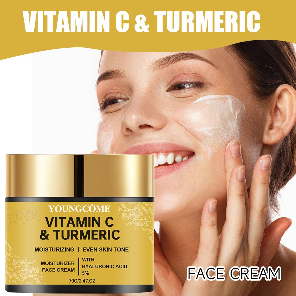 ターメリック ビタミンC フェイスクリーム レチノール 保湿 - Skincare Glad2Glow のレビューと価格
