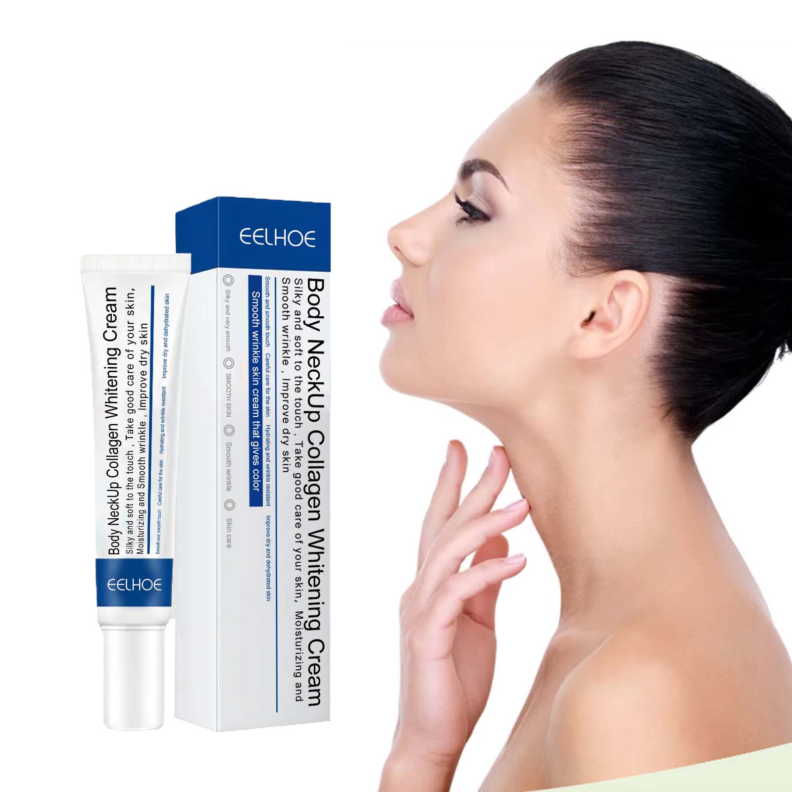 コラーゲンネッククリーム首の小じわを明るくリフティング引き締 - Skincare Glad2Glow のレビューと価格