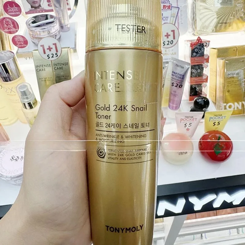 韓国スキンケア トニーモリー 24Kゴールドスネイルトナーエ - Skincare Whitening のレビューと価格