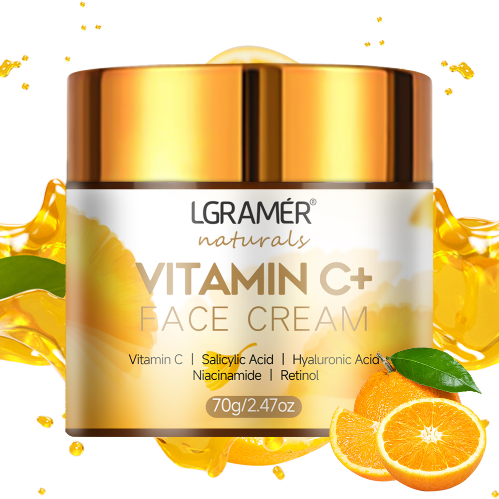 ビタミン C フェイスクリームレチノール滑らかなしわ保湿引き - Skincare Glad2Glow のレビューと価格